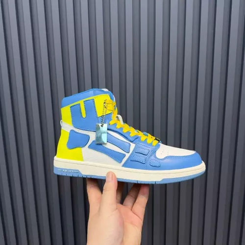 Cheap Amiri High Tops Shoes For Women #1387971 Replica Wholesale [$112.00 USD] [ITEM#1387971] on Replica Amiri High Tops Shoes