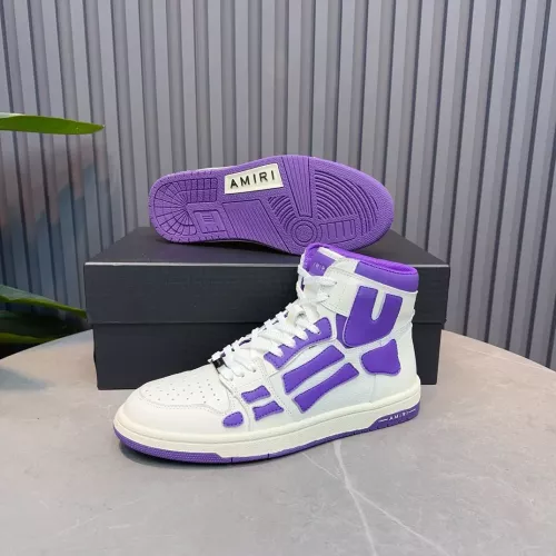 Cheap Amiri High Tops Shoes For Women #1387991 Replica Wholesale [$112.00 USD] [ITEM#1387991] on Replica Amiri High Tops Shoes
