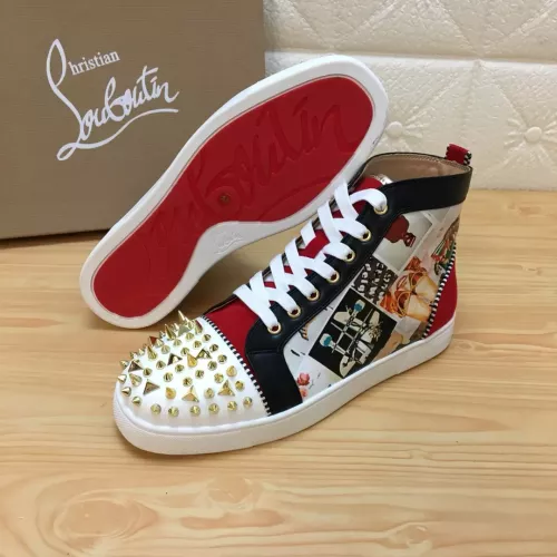 Cheap Christian Louboutin High Top Shoes For Women #1388024 Replica Wholesale [$96.00 USD] [ITEM#1388024] on Replica Christian Louboutin High Top Shoes
