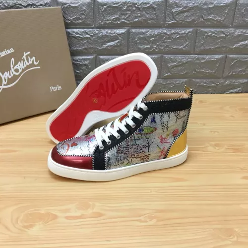 Cheap Christian Louboutin High Top Shoes For Men #1388027 Replica Wholesale [$96.00 USD] [ITEM#1388027] on Replica Christian Louboutin High Top Shoes