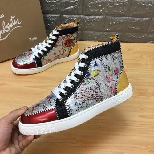 Cheap Christian Louboutin High Top Shoes For Women #1388028 Replica Wholesale [$96.00 USD] [ITEM#1388028] on Replica Christian Louboutin High Top Shoes