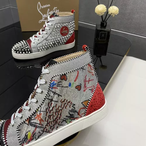Cheap Christian Louboutin High Top Shoes For Women #1388035 Replica Wholesale [$96.00 USD] [ITEM#1388035] on Replica Christian Louboutin High Top Shoes