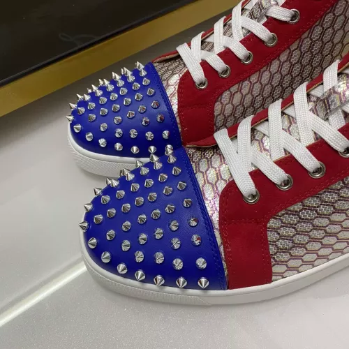 Cheap Christian Louboutin High Top Shoes For Men #1388042 Replica Wholesale [$98.00 USD] [ITEM#1388042] on Replica Christian Louboutin High Top Shoes
