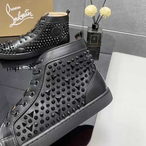 Cheap Christian Louboutin High Top Shoes For Women #1388047 Replica Wholesale [$98.00 USD] [ITEM#1388047] on Replica Christian Louboutin High Top Shoes