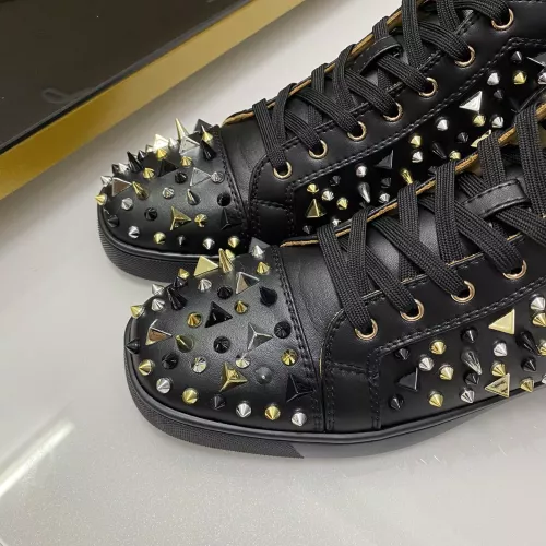 Cheap Christian Louboutin High Top Shoes For Men #1388050 Replica Wholesale [$98.00 USD] [ITEM#1388050] on Replica Christian Louboutin High Top Shoes