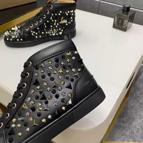 Cheap Christian Louboutin High Top Shoes For Men #1388050 Replica Wholesale [$98.00 USD] [ITEM#1388050] on Replica Christian Louboutin High Top Shoes