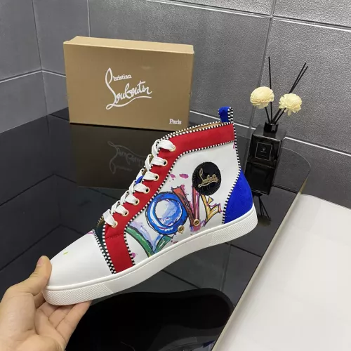 Cheap Christian Louboutin High Top Shoes For Women #1388055 Replica Wholesale [$100.00 USD] [ITEM#1388055] on Replica Christian Louboutin High Top Shoes