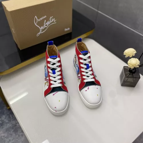 Cheap Christian Louboutin High Top Shoes For Women #1388055 Replica Wholesale [$100.00 USD] [ITEM#1388055] on Replica Christian Louboutin High Top Shoes