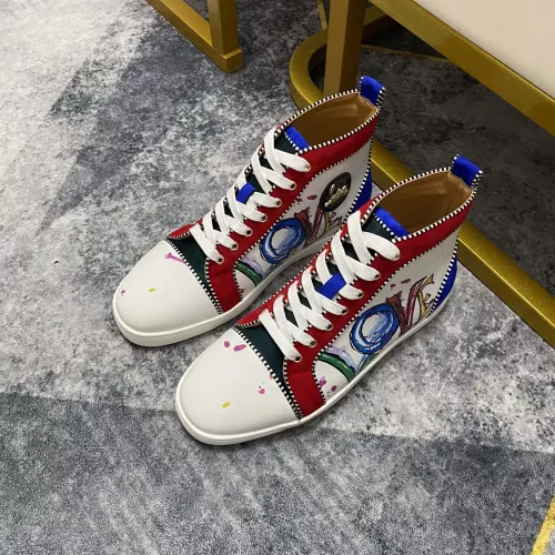 Cheap Christian Louboutin High Top Shoes For Women #1388055 Replica Wholesale [$100.00 USD] [ITEM#1388055] on Replica Christian Louboutin High Top Shoes