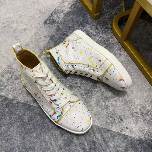 Cheap Christian Louboutin High Top Shoes For Women #1388058 Replica Wholesale [$102.00 USD] [ITEM#1388058] on Replica Christian Louboutin High Top Shoes