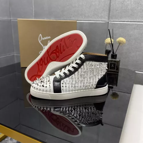 Cheap Christian Louboutin High Top Shoes For Women #1388061 Replica Wholesale [$98.00 USD] [ITEM#1388061] on Replica Christian Louboutin High Top Shoes