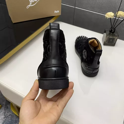 Cheap Christian Louboutin High Top Shoes For Men #1388064 Replica Wholesale [$100.00 USD] [ITEM#1388064] on Replica Christian Louboutin High Top Shoes