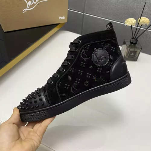 Cheap Christian Louboutin High Top Shoes For Women #1388065 Replica Wholesale [$100.00 USD] [ITEM#1388065] on Replica Christian Louboutin High Top Shoes