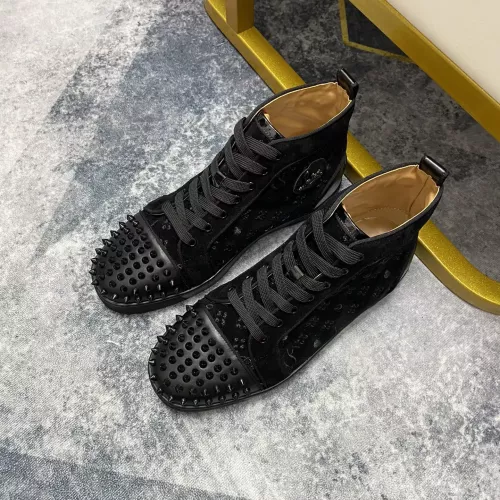 Cheap Christian Louboutin High Top Shoes For Women #1388065 Replica Wholesale [$100.00 USD] [ITEM#1388065] on Replica Christian Louboutin High Top Shoes