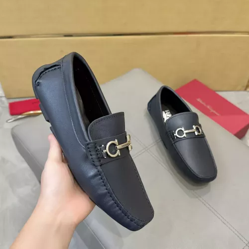 Cheap Salvatore Ferragamo Leather Shoes For Men #1388079 Replica Wholesale [$96.00 USD] [ITEM#1388079] on Replica Salvatore Ferragamo Leather Shoes
