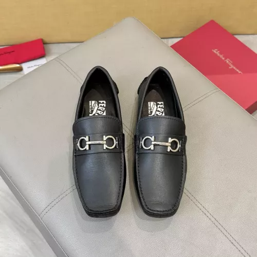 Cheap Salvatore Ferragamo Leather Shoes For Men #1388081 Replica Wholesale [$96.00 USD] [ITEM#1388081] on Replica Salvatore Ferragamo Leather Shoes