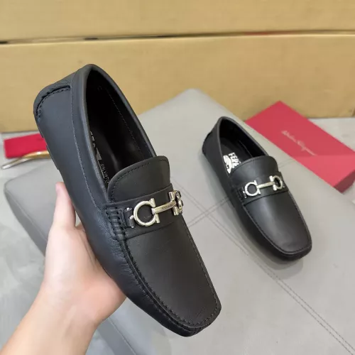 Cheap Salvatore Ferragamo Leather Shoes For Men #1388081 Replica Wholesale [$96.00 USD] [ITEM#1388081] on Replica Salvatore Ferragamo Leather Shoes