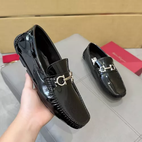 Cheap Salvatore Ferragamo Leather Shoes For Men #1388083 Replica Wholesale [$96.00 USD] [ITEM#1388083] on Replica Salvatore Ferragamo Leather Shoes