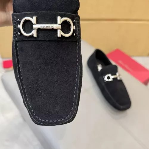 Cheap Salvatore Ferragamo Leather Shoes For Men #1388085 Replica Wholesale [$96.00 USD] [ITEM#1388085] on Replica Salvatore Ferragamo Leather Shoes