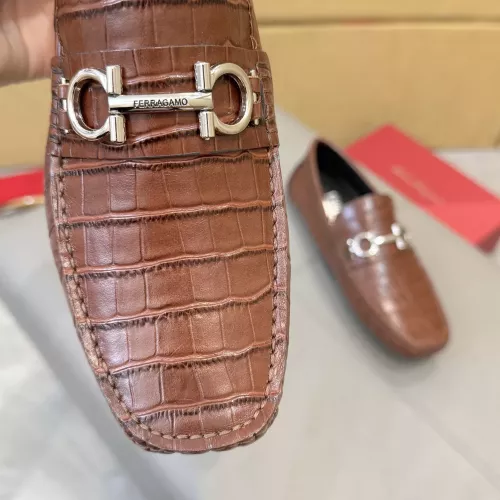 Cheap Salvatore Ferragamo Leather Shoes For Men #1388086 Replica Wholesale [$96.00 USD] [ITEM#1388086] on Replica Salvatore Ferragamo Leather Shoes