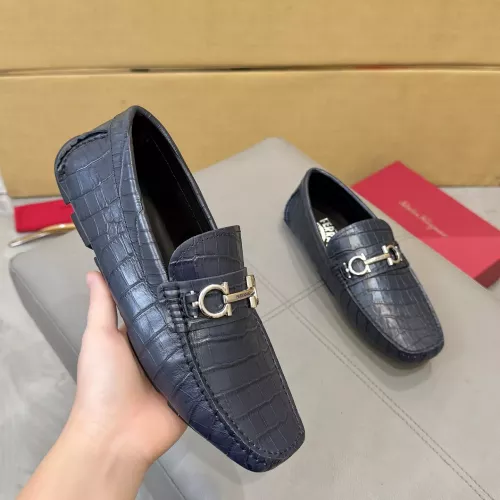 Cheap Salvatore Ferragamo Leather Shoes For Men #1388087 Replica Wholesale [$96.00 USD] [ITEM#1388087] on Replica Salvatore Ferragamo Leather Shoes