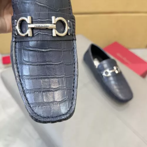 Cheap Salvatore Ferragamo Leather Shoes For Men #1388087 Replica Wholesale [$96.00 USD] [ITEM#1388087] on Replica Salvatore Ferragamo Leather Shoes