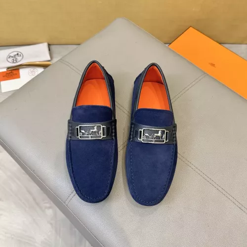 Cheap Hermes Leather Shoes For Men #1388089 Replica Wholesale [$98.00 USD] [ITEM#1388089] on Replica Hermes Leather Shoes