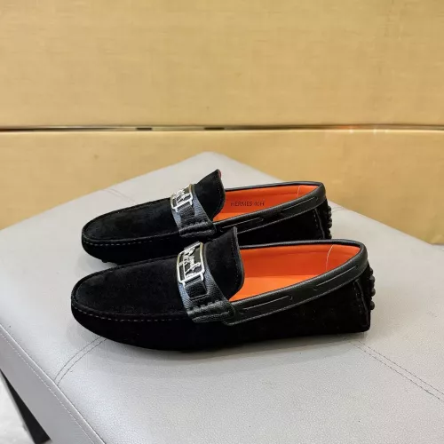 Cheap Hermes Leather Shoes For Men #1388090 Replica Wholesale [$98.00 USD] [ITEM#1388090] on Replica Hermes Leather Shoes