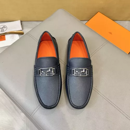 Cheap Hermes Leather Shoes For Men #1388091 Replica Wholesale [$98.00 USD] [ITEM#1388091] on Replica Hermes Leather Shoes