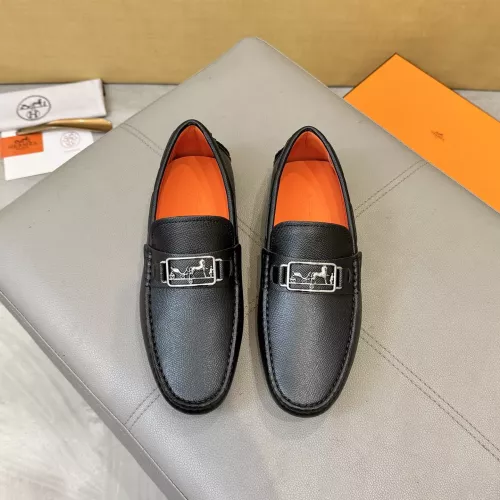 Cheap Hermes Leather Shoes For Men #1388092 Replica Wholesale [$98.00 USD] [ITEM#1388092] on Replica Hermes Leather Shoes