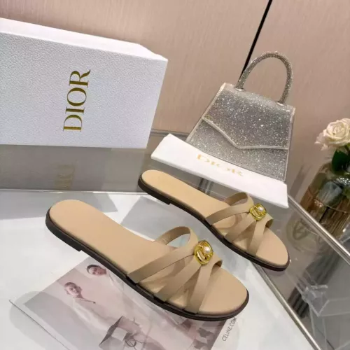 Cheap Christian Dior Slippers For Women #1388291 Replica Wholesale [$82.00 USD] [ITEM#1388291] on Replica Christian Dior Slippers