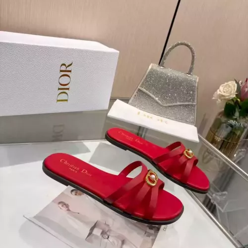 Cheap Christian Dior Slippers For Women #1388294 Replica Wholesale [$82.00 USD] [ITEM#1388294] on Replica Christian Dior Slippers