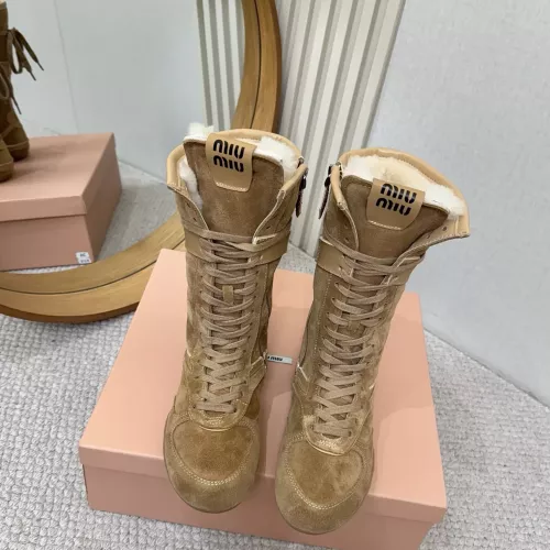 Cheap MIU MIU Boots For Women #1388322 Replica Wholesale [$140.00 USD] [ITEM#1388322] on Replica MIU MIU Boots