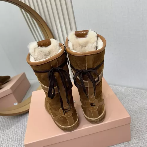 Cheap MIU MIU Boots For Women #1388323 Replica Wholesale [$140.00 USD] [ITEM#1388323] on Replica MIU MIU Boots