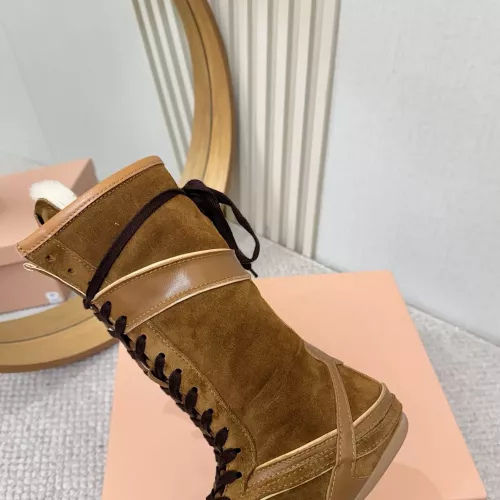 Cheap MIU MIU Boots For Women #1388323 Replica Wholesale [$140.00 USD] [ITEM#1388323] on Replica MIU MIU Boots