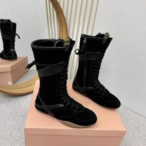 Cheap MIU MIU Boots For Women #1388324 Replica Wholesale [$140.00 USD] [ITEM#1388324] on Replica MIU MIU Boots