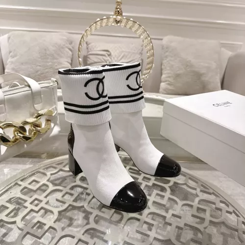 Cheap Chanel Boots For Women #1388369 Replica Wholesale [$112.00 USD] [ITEM#1388369] on Replica Chanel Boots