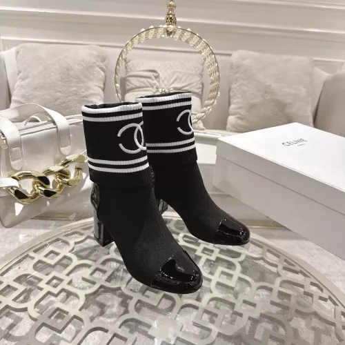Cheap Chanel Boots For Women #1388370 Replica Wholesale [$112.00 USD] [ITEM#1388370] on Replica Chanel Boots