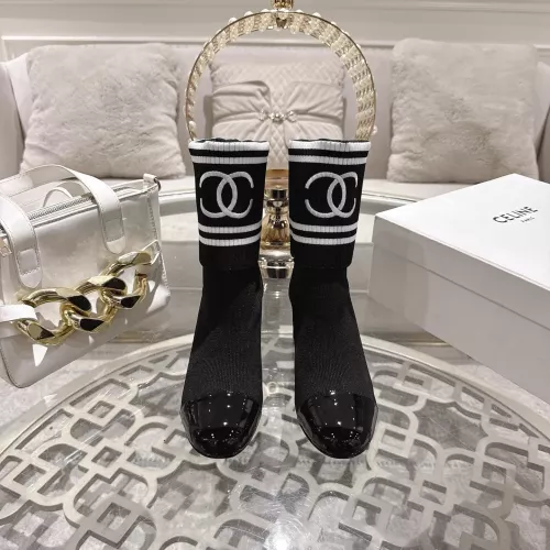 Cheap Chanel Boots For Women #1388370 Replica Wholesale [$112.00 USD] [ITEM#1388370] on Replica Chanel Boots