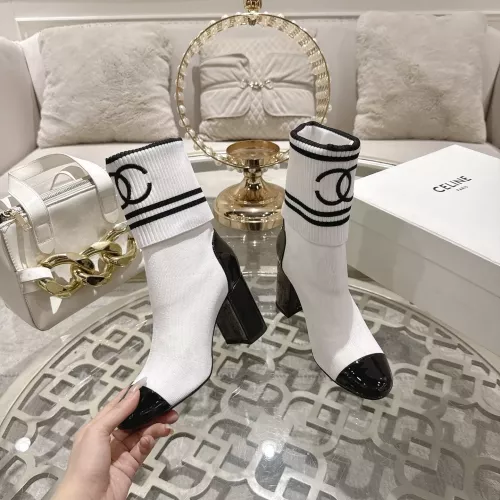 Cheap Chanel Boots For Women #1388371 Replica Wholesale [$112.00 USD] [ITEM#1388371] on Replica Chanel Boots