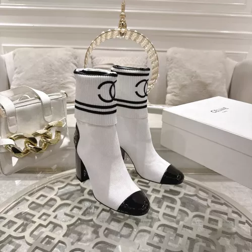 Cheap Chanel Boots For Women #1388371 Replica Wholesale [$112.00 USD] [ITEM#1388371] on Replica Chanel Boots