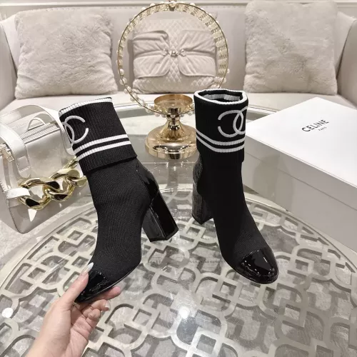 Cheap Chanel Boots For Women #1388372 Replica Wholesale [$112.00 USD] [ITEM#1388372] on Replica Chanel Boots