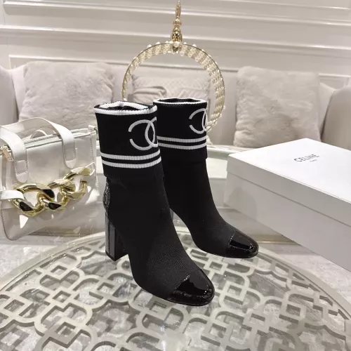 Cheap Chanel Boots For Women #1388372 Replica Wholesale [$112.00 USD] [ITEM#1388372] on Replica Chanel Boots