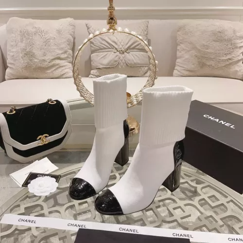 Cheap Chanel Boots For Women #1388373 Replica Wholesale [$112.00 USD] [ITEM#1388373] on Replica Chanel Boots