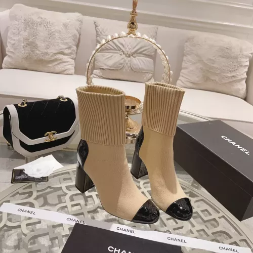 Cheap Chanel Boots For Women #1388374 Replica Wholesale [$112.00 USD] [ITEM#1388374] on Replica Chanel Boots