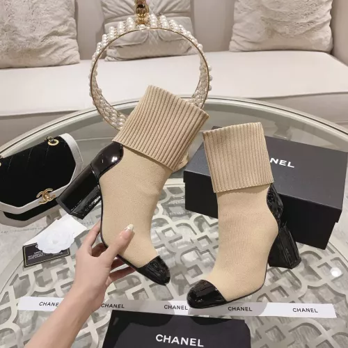 Cheap Chanel Boots For Women #1388374 Replica Wholesale [$112.00 USD] [ITEM#1388374] on Replica Chanel Boots