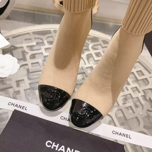 Cheap Chanel Boots For Women #1388374 Replica Wholesale [$112.00 USD] [ITEM#1388374] on Replica Chanel Boots