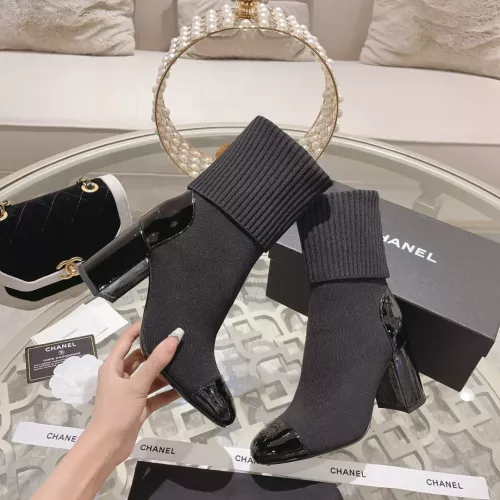 Cheap Chanel Boots For Women #1388375 Replica Wholesale [$112.00 USD] [ITEM#1388375] on Replica Chanel Boots