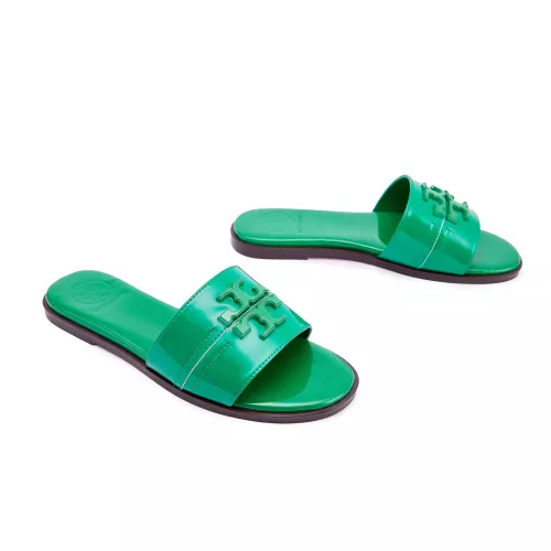 Cheap Tory Burch TB Slippers For Women #1388445 Replica Wholesale [$85.00 USD] [ITEM#1388445] on Replica Tory Burch TB Slippers