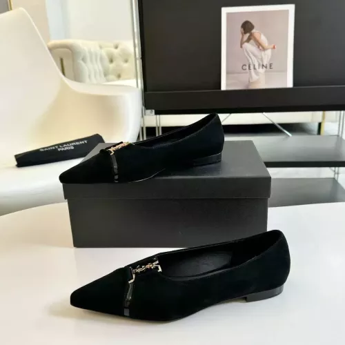 Cheap Yves Saint Laurent YSL Flat Shoes For Women #1388550 Replica Wholesale [$108.00 USD] [ITEM#1388550] on Replica Yves Saint Laurent YSL Flat Shoes